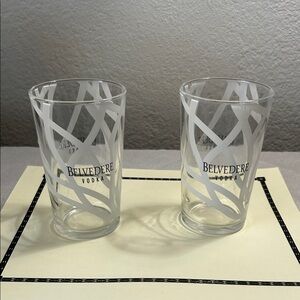 Belvedere Vodka Highball Glasses